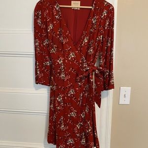 Sezane wrap dress